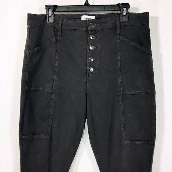 PISTOLA High Rise Button Fly Cargo Jean Women’s Size 32 - Picture 3 of 8